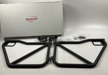 Rancho RS6217B Rear Tube Tubular Doors Set For 2007-2018 Jeep Wrangler