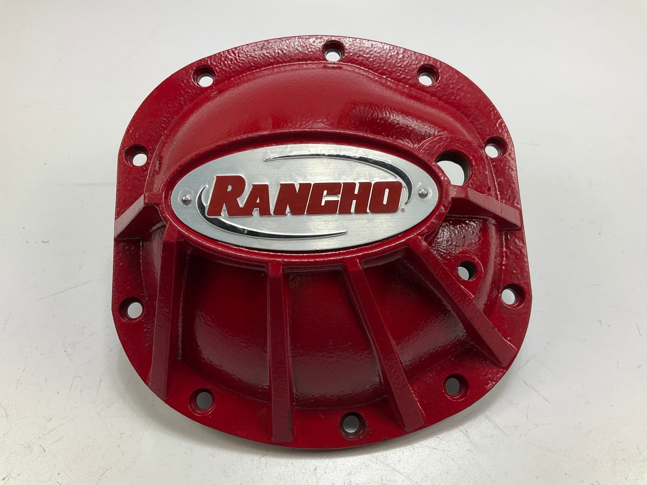 Rancho RS6218 Front Dana 30 Axle Differential Cover, Red For 97-18 Jeep Wrangler