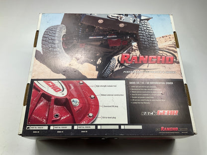 Rancho RS6218 Front Dana 30 Axle Differential Cover, Red For 97-18 Jeep Wrangler