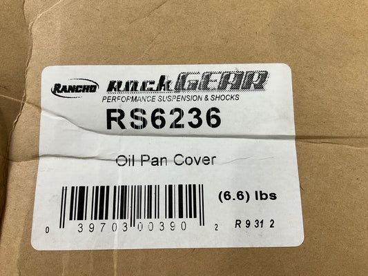 Rancho RS6236 Engine Oil Pan Protective Guard Cover For 12-16 Wrangler 3.6L-V6