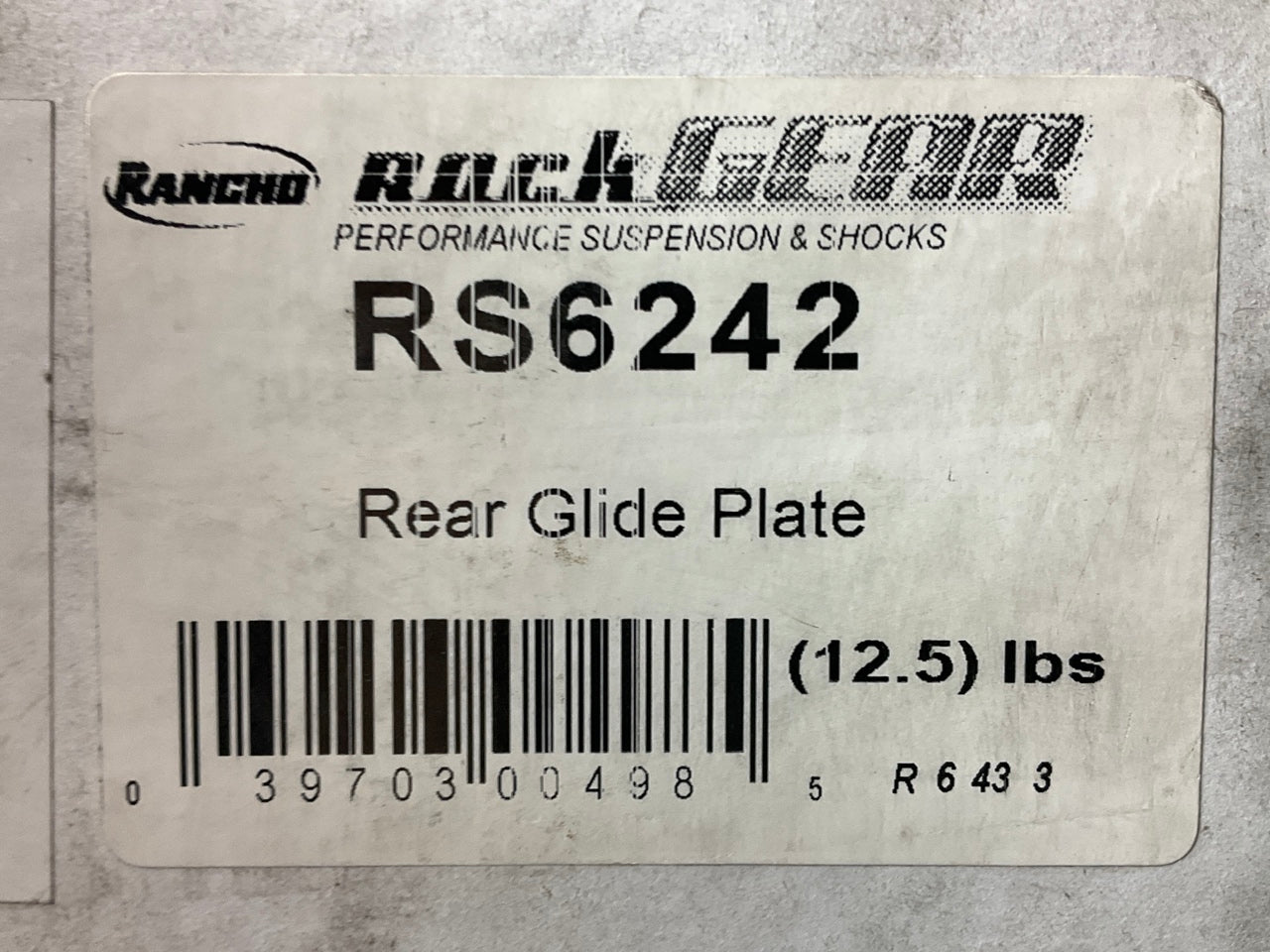 NO HARDWARE - Rear Differential Dana 44 Skid Protection Plate For 07-18 Wrangler