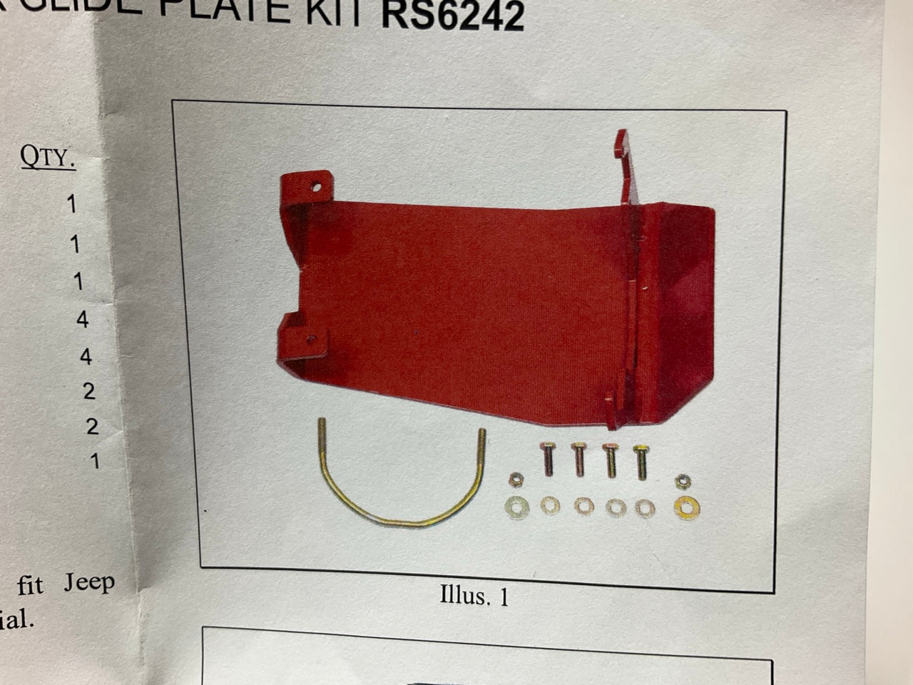 Rancho RS6242 Rear Differential Dana 44 Skid Protection Plate For 07-18 Wrangler
