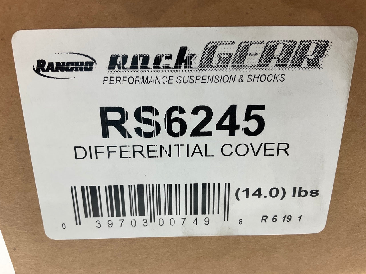Rancho RS6245 Dana 60 Axle 10 Bolt RED Differential Cover For 2007-2018 Wrangler