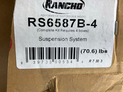 BOX 4 OF 4 ONLY - NO OTHER PARTS - Partial Rancho Lift Kit W/ Rear Coil Springs