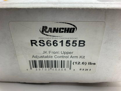 Rancho RS66155B FRONT UPPER Adjustable Control Arm Kit 07-18 Wrangler 4WD