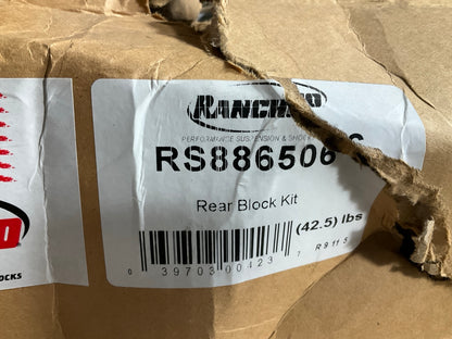 Rancho RS886506 Rear Axle U-Bolt 5.5'' Block Lift Kit 2011-2016 Ford F-250 SD 4WD