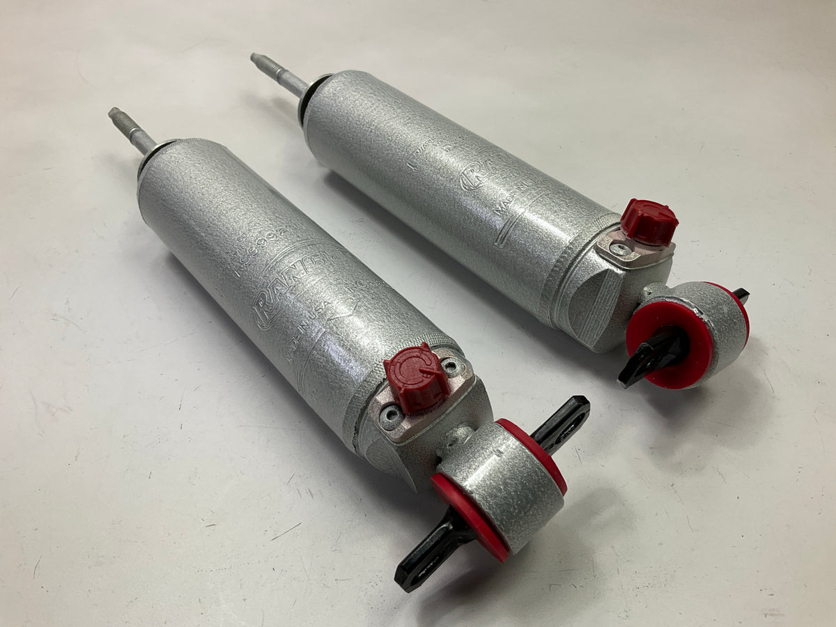(2) Rancho RS999291 RS9000XL Adjustable Shock Absorber, 9.89'' COMP, 3.61'' TRAVEL