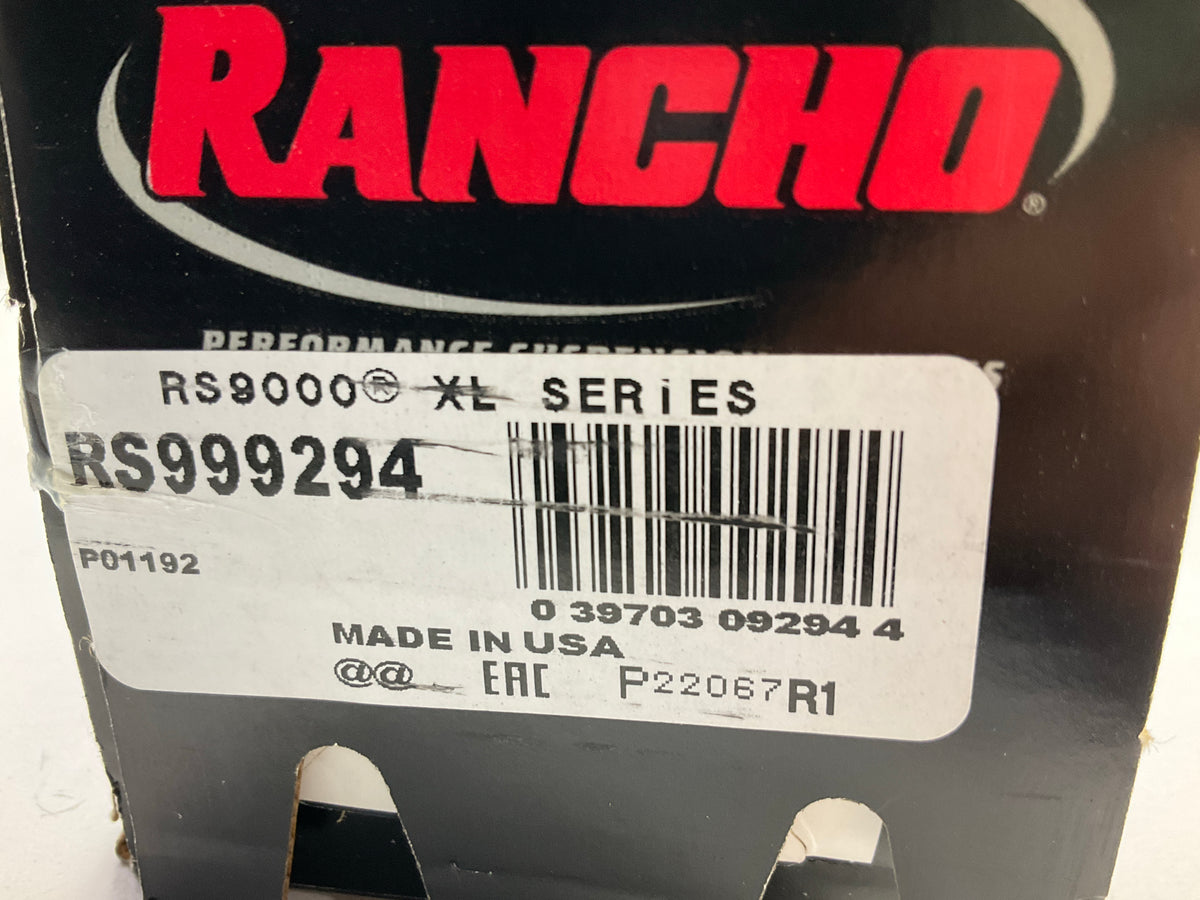 (2) Rancho RS999294 RS9000XL Adjustable Shock Absorber 11.40'' COMP, 5.36'' TRAVEL