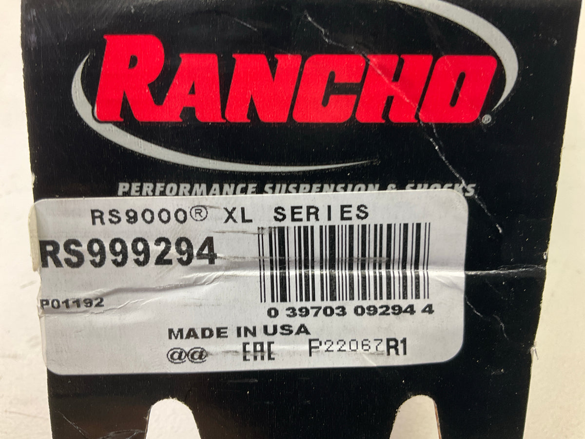 Rancho RS999294 RS9000XL Adjustable Shock Absorber, 11.40'' COMP, 5.36'' TRAVEL