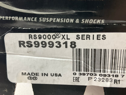 Rancho RS999318 RS9000XL Adjustable Shock Absorber, 10.65'' COMP, 4.54'' TRAVEL