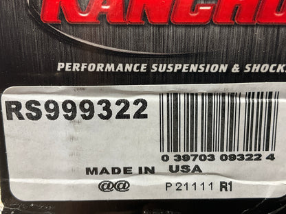 Rancho RS999322 RS9000XL Adjustable Shock Absorber, 10.14'' COMP, 4.51'' TRAVEL