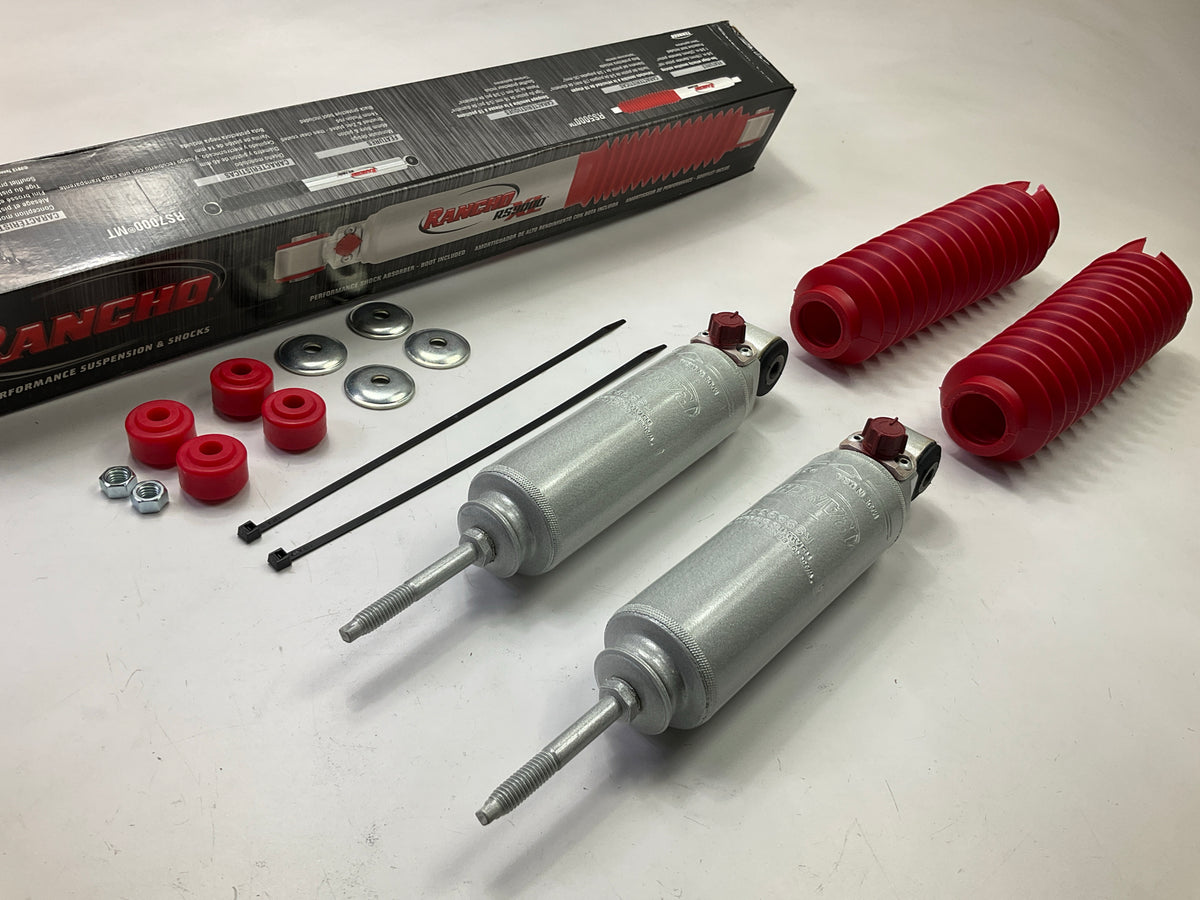 (2) Rancho RS999337 RS9000XL Adjustable Shock Absorber, 9.02'' COMP, 3.37'' TRAVEL