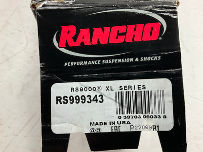 Rancho RS999343 RS9000XL Adjustable Shock Absorber, 15.65'' COMP, 8.97'' TRAVEL