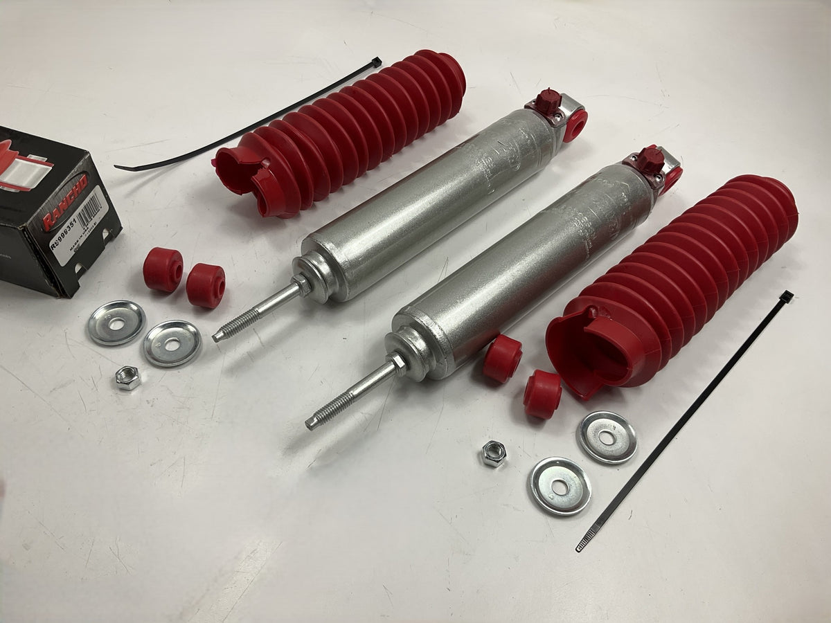 (2) Rancho RS999351 RS9000XL Adjustable Shock Absorber, 11.88'' COMP 6.25'' TRAVEL