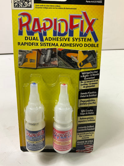 RapidFix 6121705ES Adhesive And Welding Powder Epoxy For Auto Repair