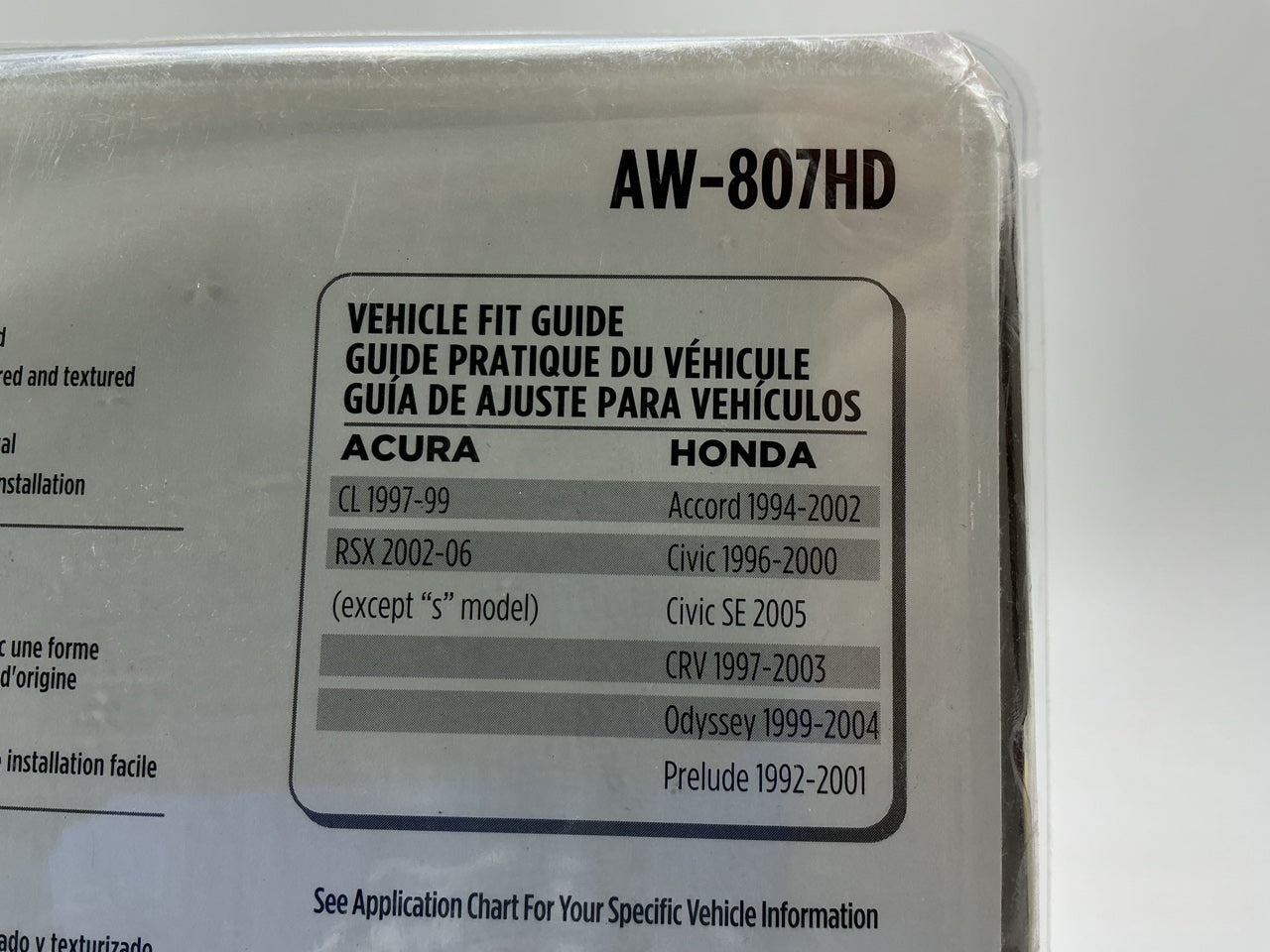 Raptor AW-807HD Radio Stereo Installation Kit - 1994-2002 Honda Accord