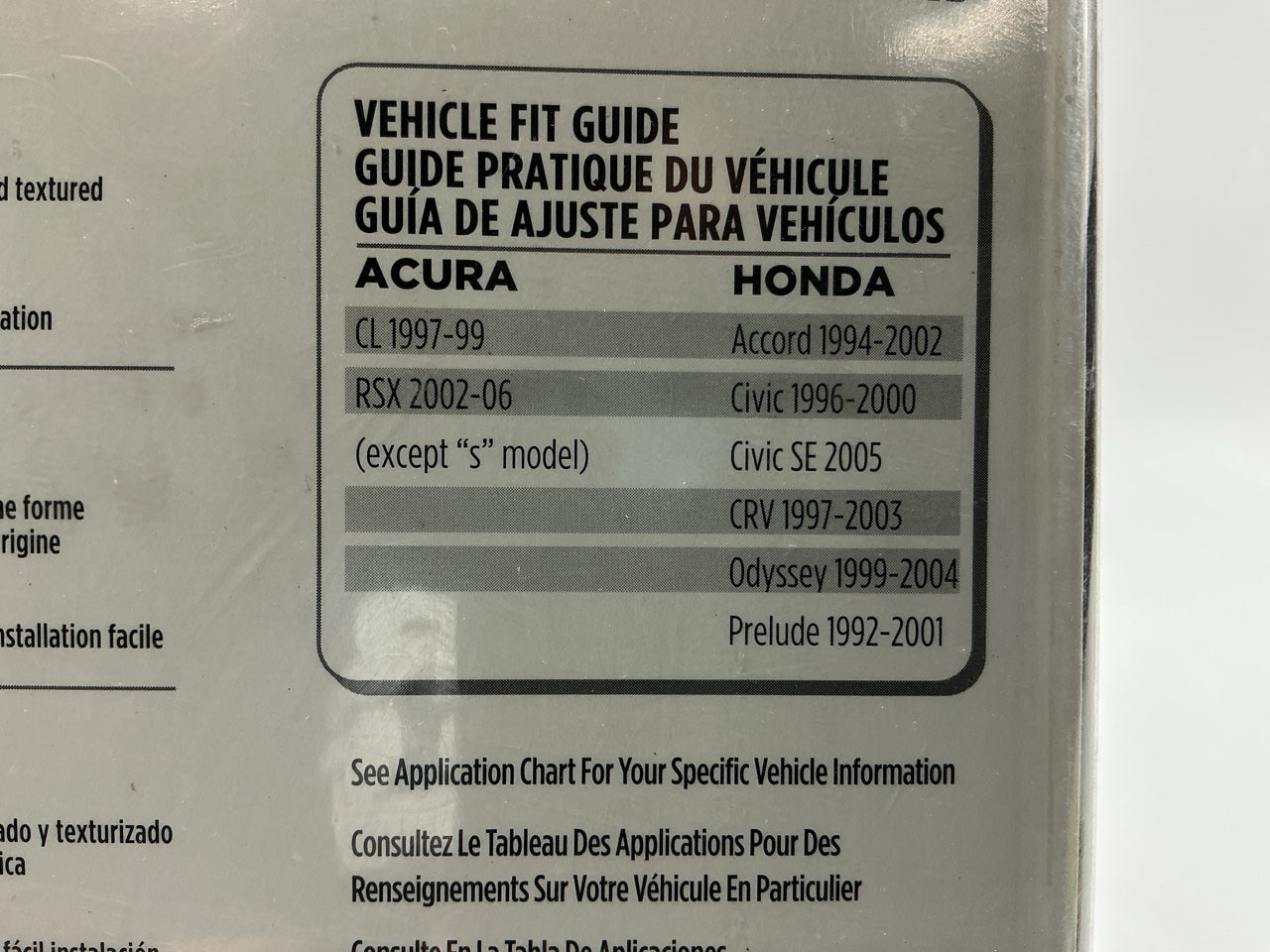 Raptor AW-807HD Radio Stereo Installation Kit - 1994-2002 Honda Accord