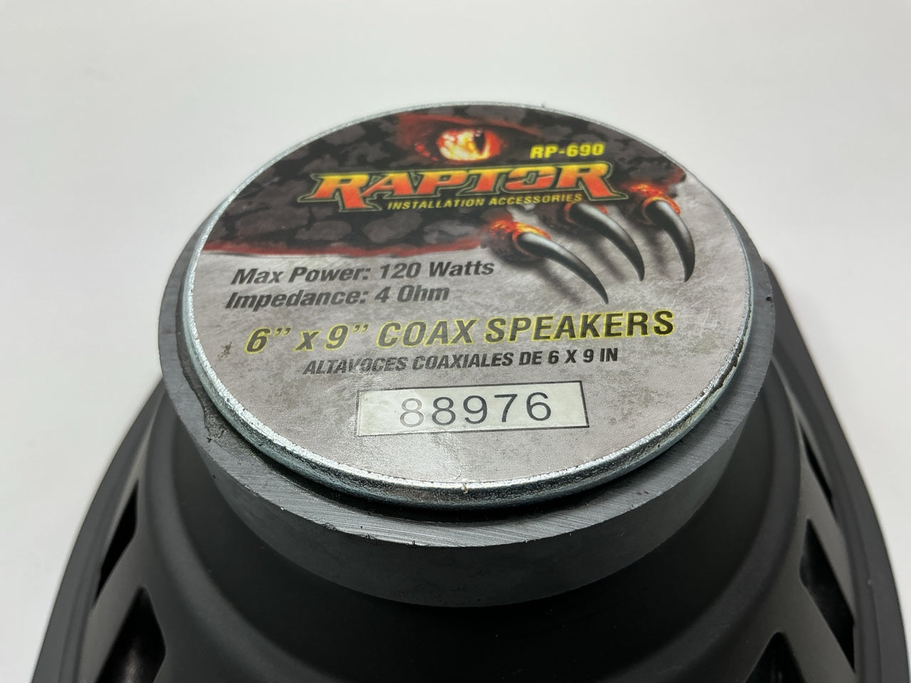 Raptor RP-690 Car Speakers 6'' X 9''  Oval 3 - Way , 120 Watts Car Audio Speaker