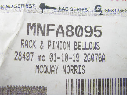 Rare Parts RP28497 Steering Rack And Pinion Bellows