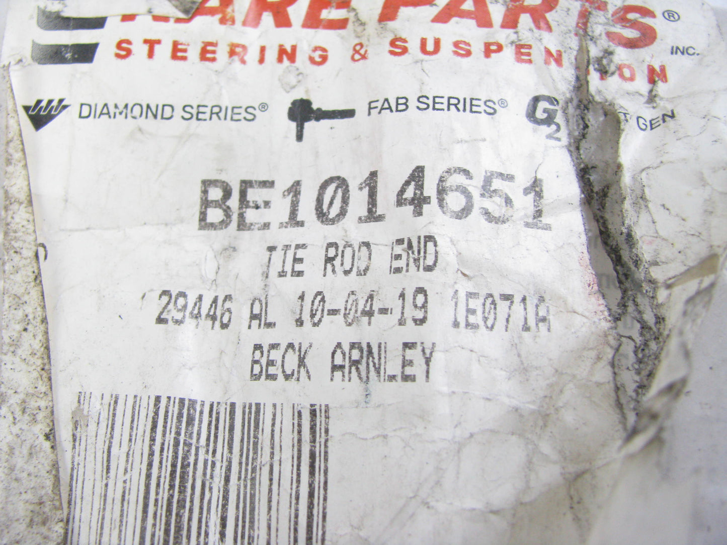 Rare Parts RP29446 Steering Tie Rod End - Front Outer