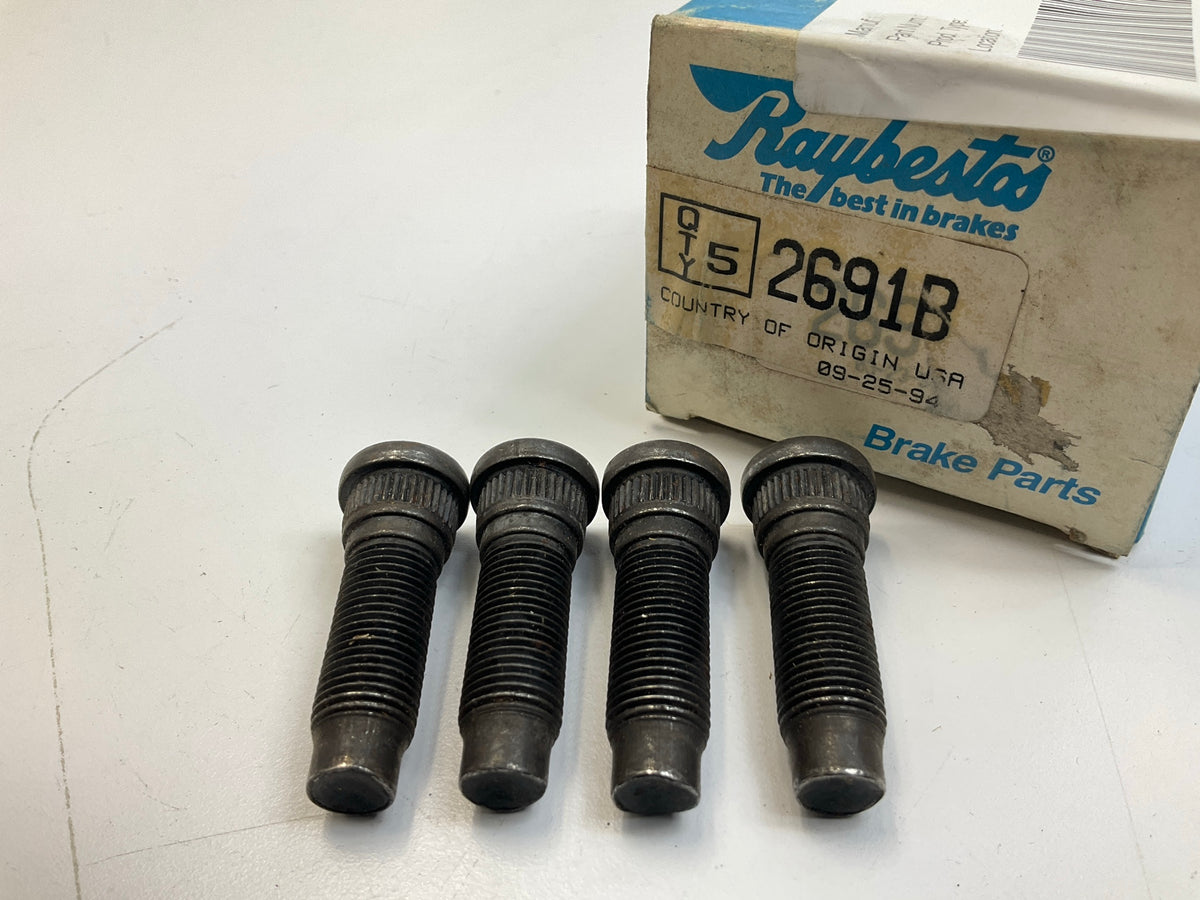 (5) Raybestos 2691B Rear Wheel Lug Studs
