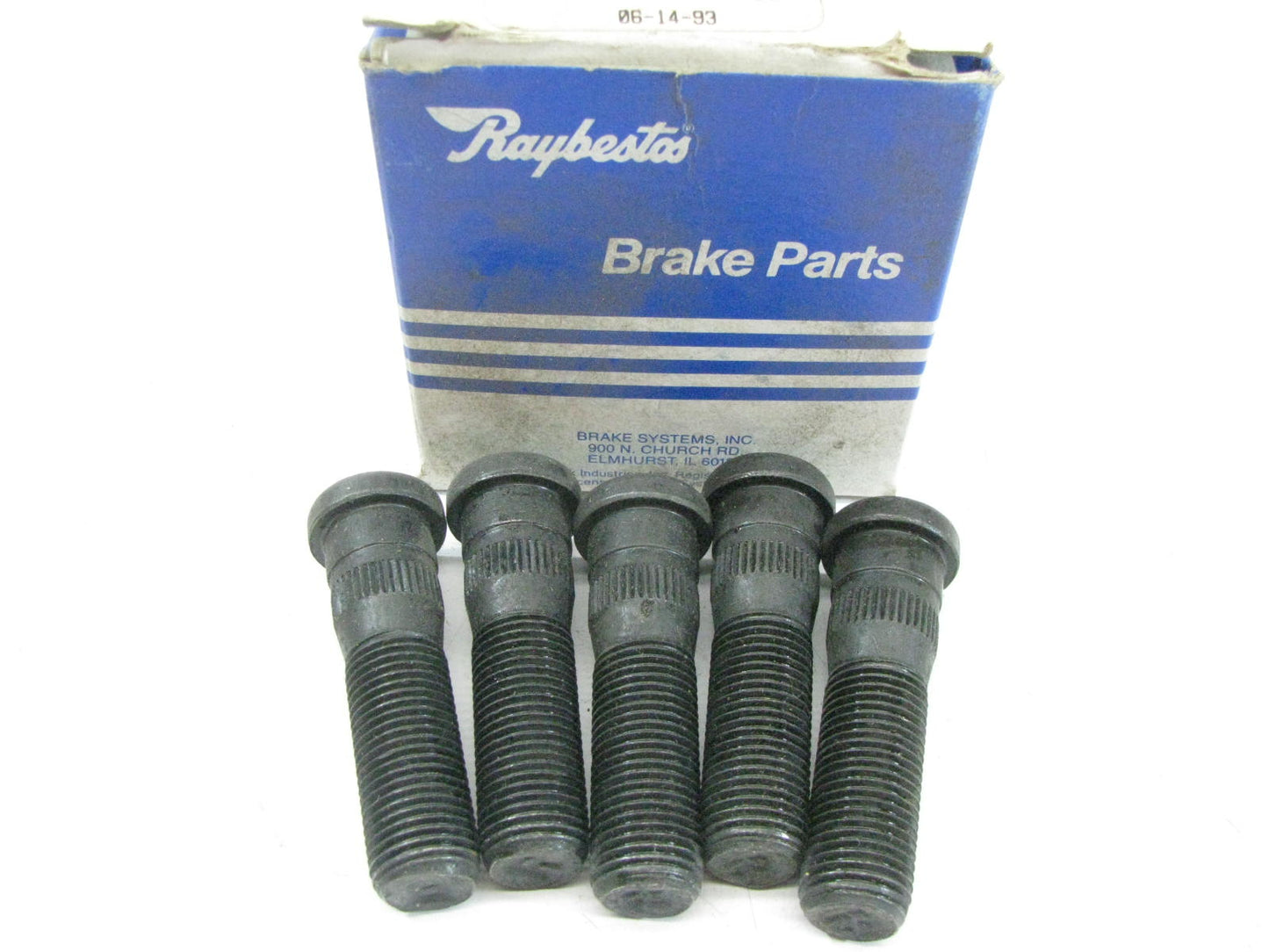 (5) Raybestos 27811B Front Wheel Lug Studs For 1969-1971 Ford E-300 Econoline