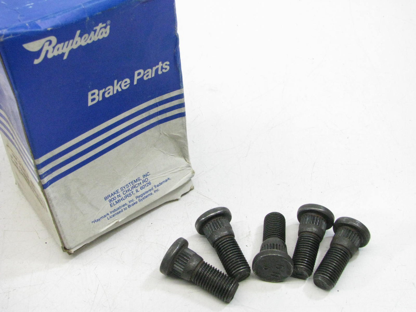 (5) Raybestos 27828B Front Wheel Lug Studs