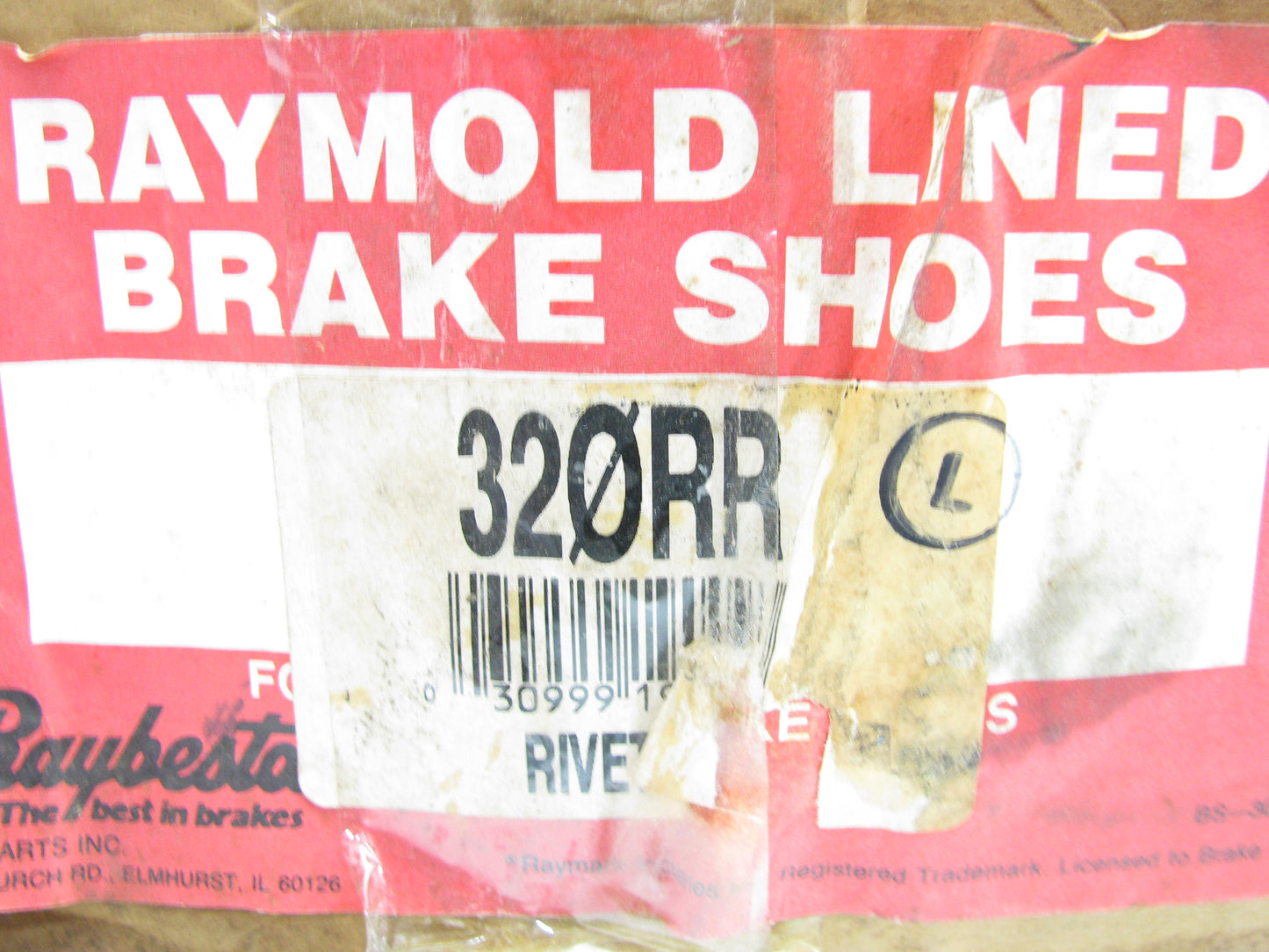 Raybestos 320RR RELINED REAR Drum Brake Shoes