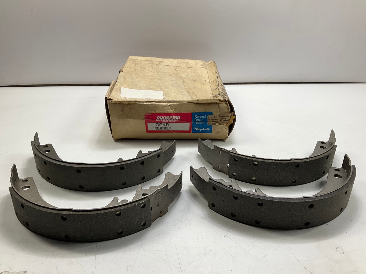 Relined Raybestos 364B REAR Drum Brake Shoes