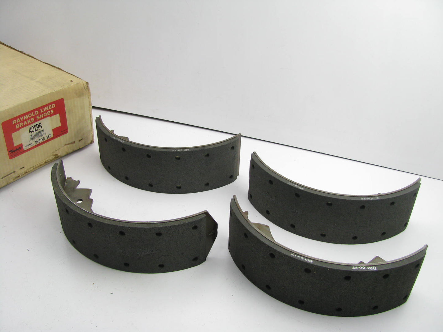 Relined Raybestos 402RR REAR Drum Brake Shoes For 1974 Dodge MB300