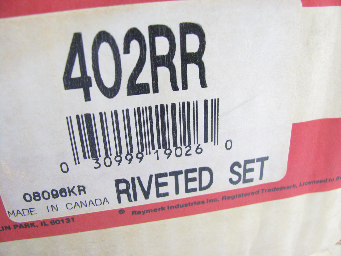 Relined Raybestos 402RR REAR Drum Brake Shoes For 1974 Dodge MB300