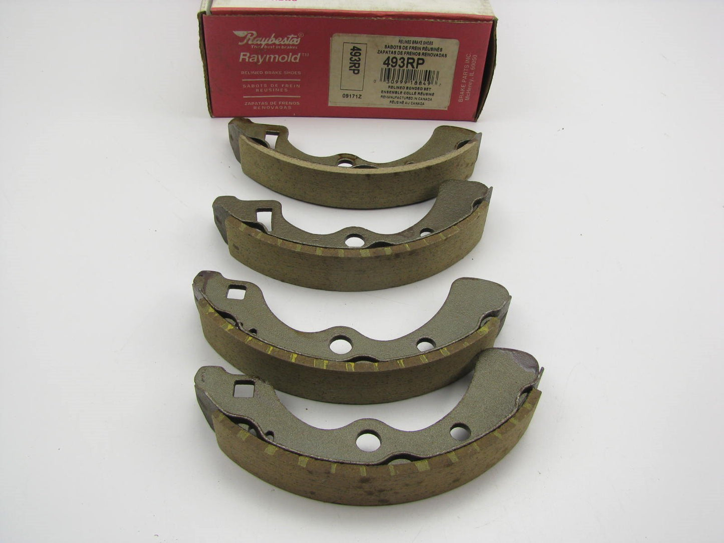 Raybestos 493RP Rear Drum Brake Shoes - 80-81 Honda Civic 79-81 Honda Prelude