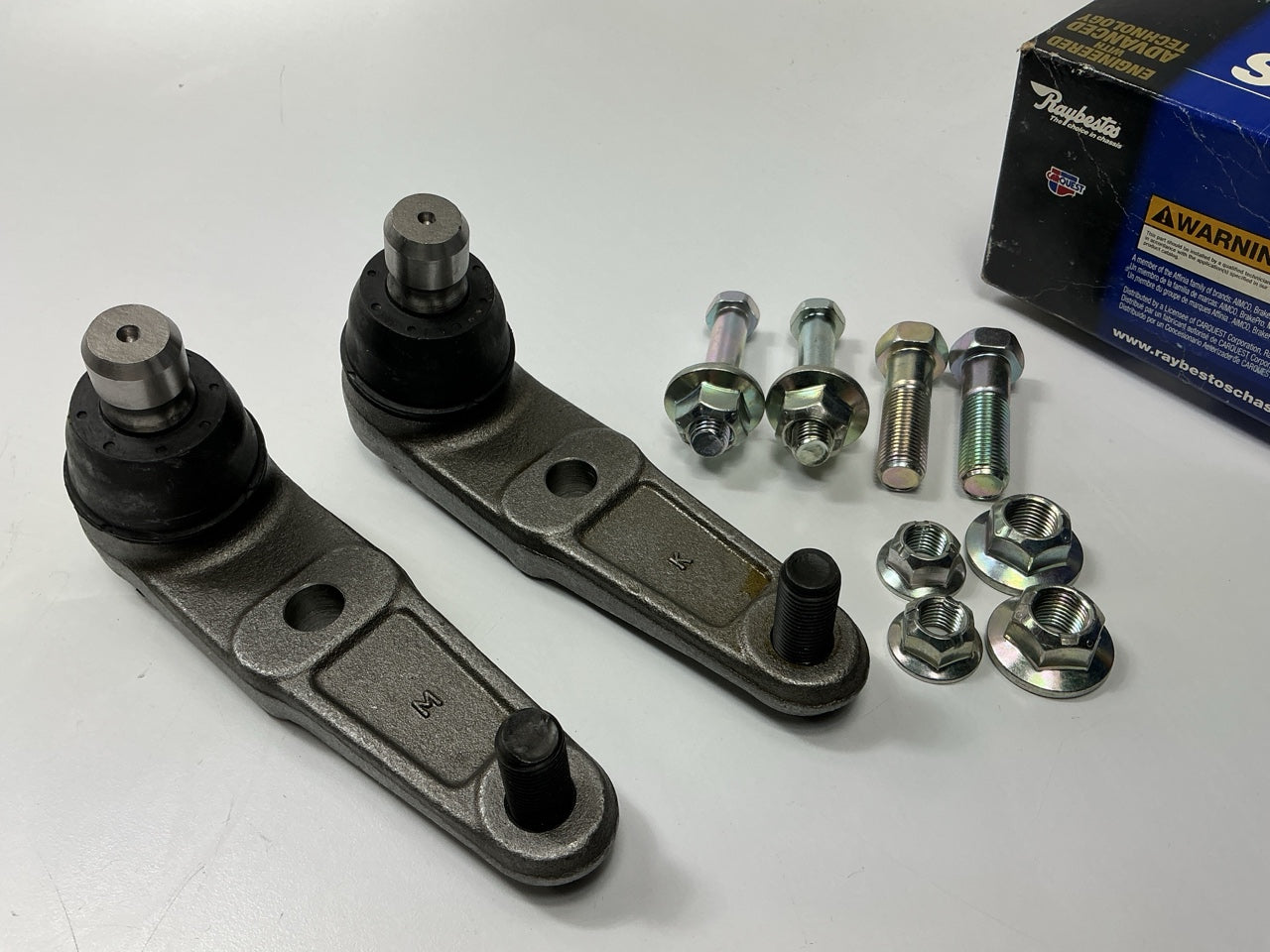 (2) Raybestos Front Lower 555 Ball Joint - 1997-2003 Ford Escort, 93-98 Protege