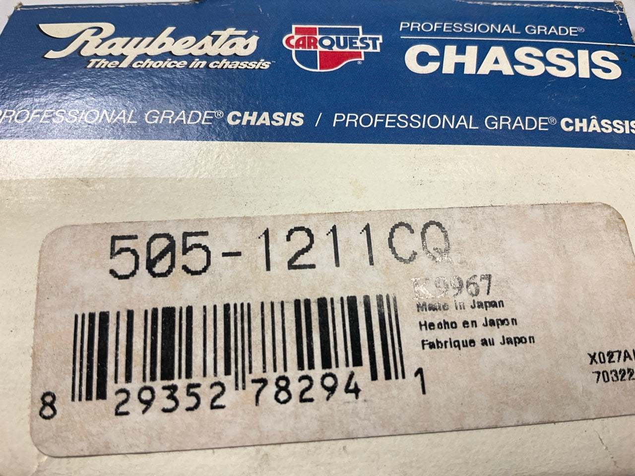 (2) Raybestos 505-1211CQ Front Lower Ball Joint 1992-1993 Mazda MX-3 (OEM 555)