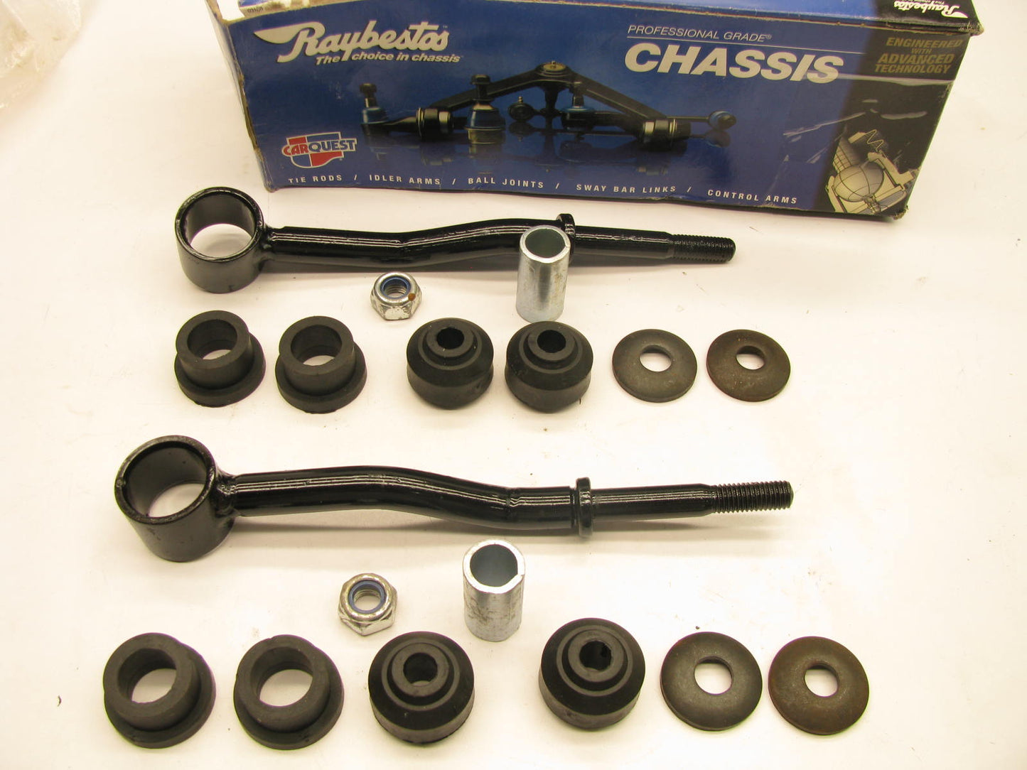 (2) Raybestos 5451038 Suspension Stabilizer Sway Bar Link Kit - Front