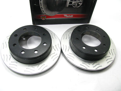 (2) Raybestos 56830PER R-300 Performance Disc Brake Rotors - Rear