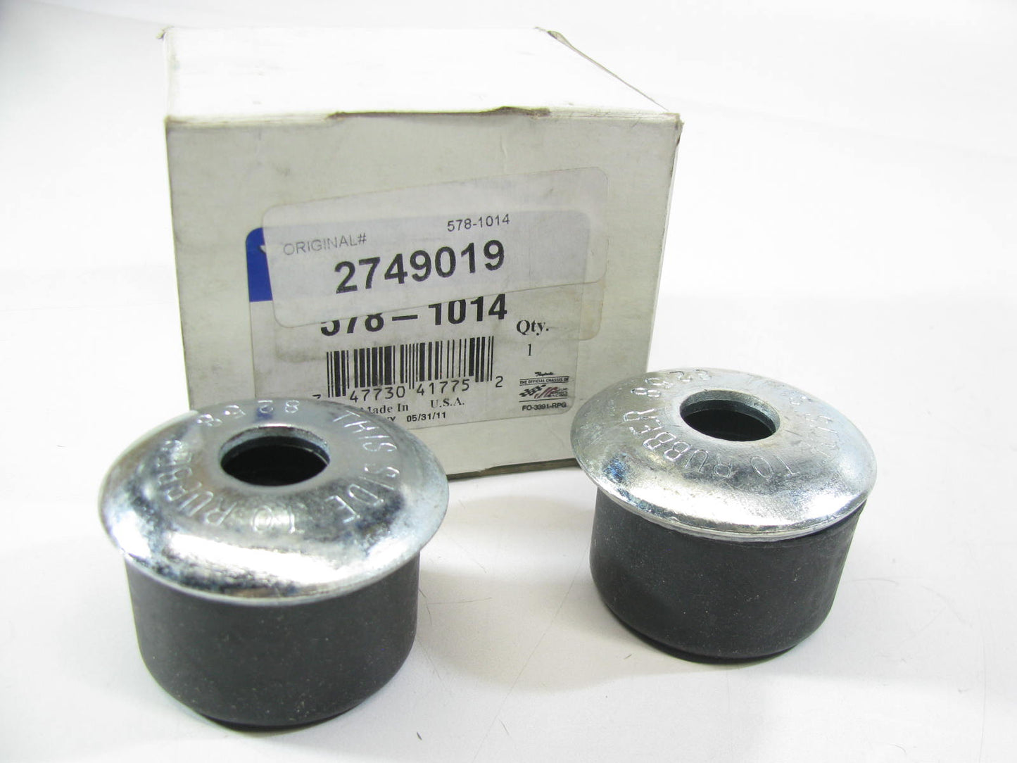 (2) Raybestos 578-1014 Suspension Strut Rod Bushing - Front