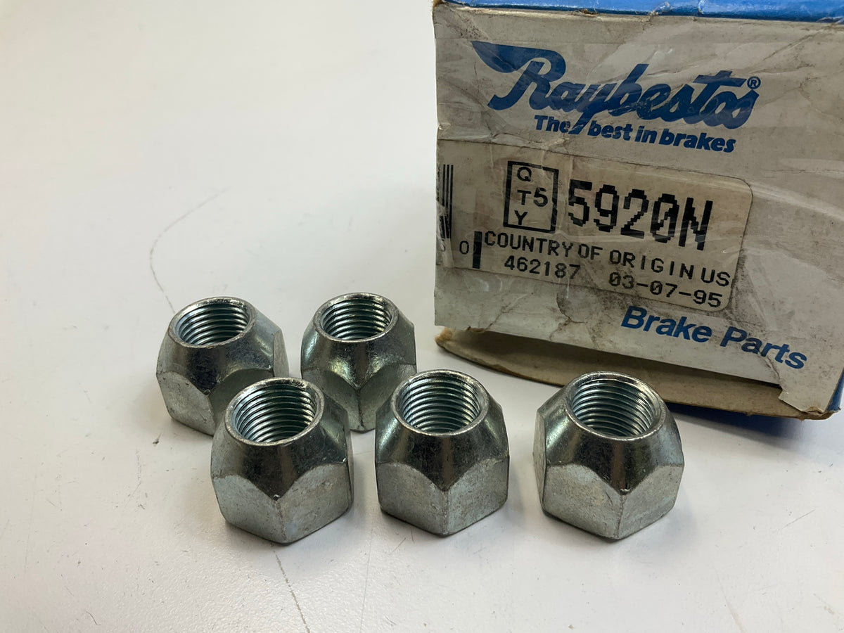 (5) Raybestos 5920N Wheel Lug Nuts