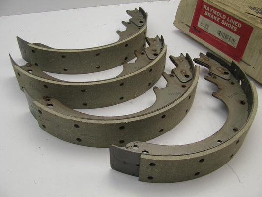 Riveted  Relined Drum Brake Shoes-  Rear Raybestos 63RR