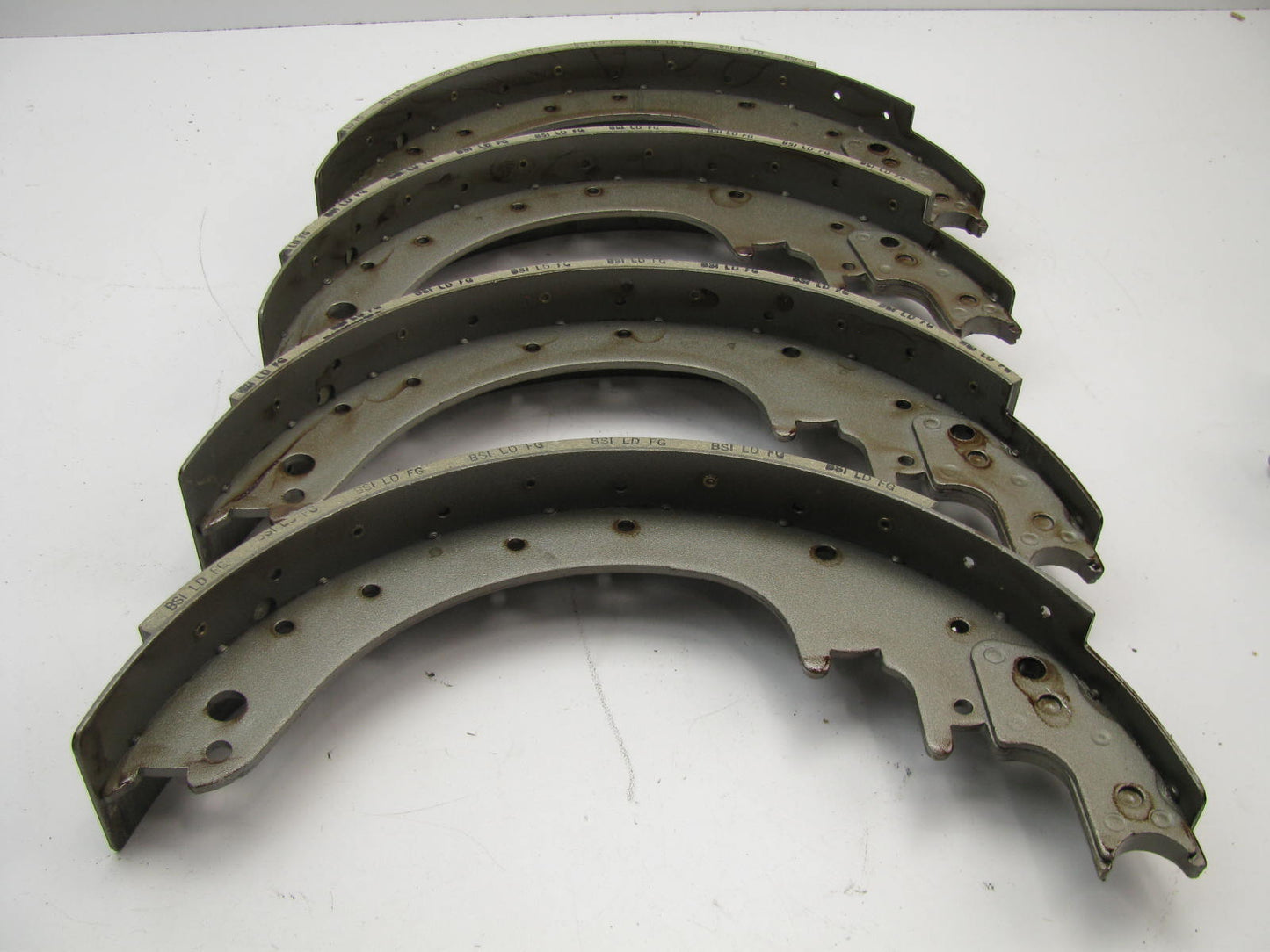 Riveted  Relined Drum Brake Shoes-  Rear Raybestos 63RR