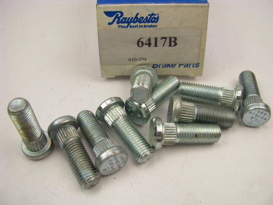 (10) Raybestos 6417B FRONT Wheel Lug Studs - 1991-1994 Mercury Capri