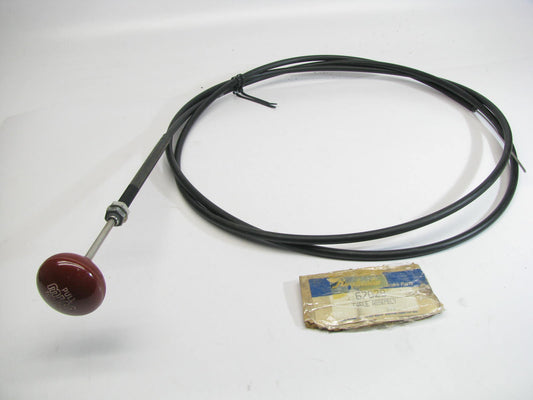 Vintage Mico Brake Lock Cable W/ Red Handle ''pull To Lock'' - Raybestos 67029