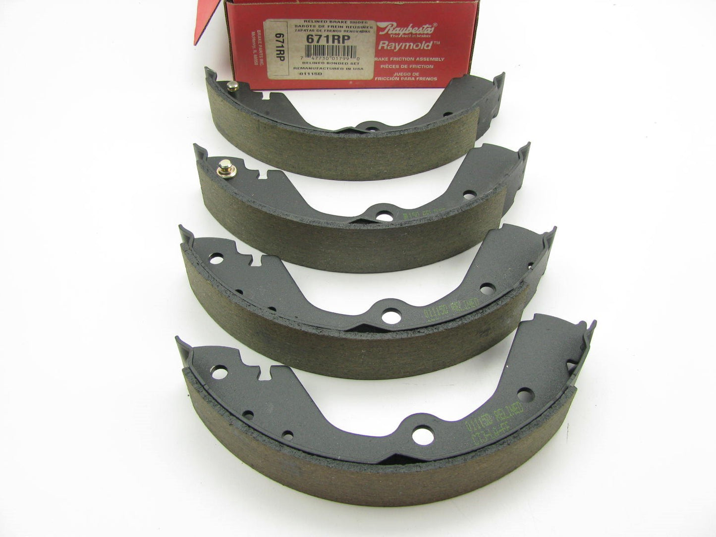 Raybestos 671RP Rear Drum Brake Shoes For 1993-1998 Nissan Altima