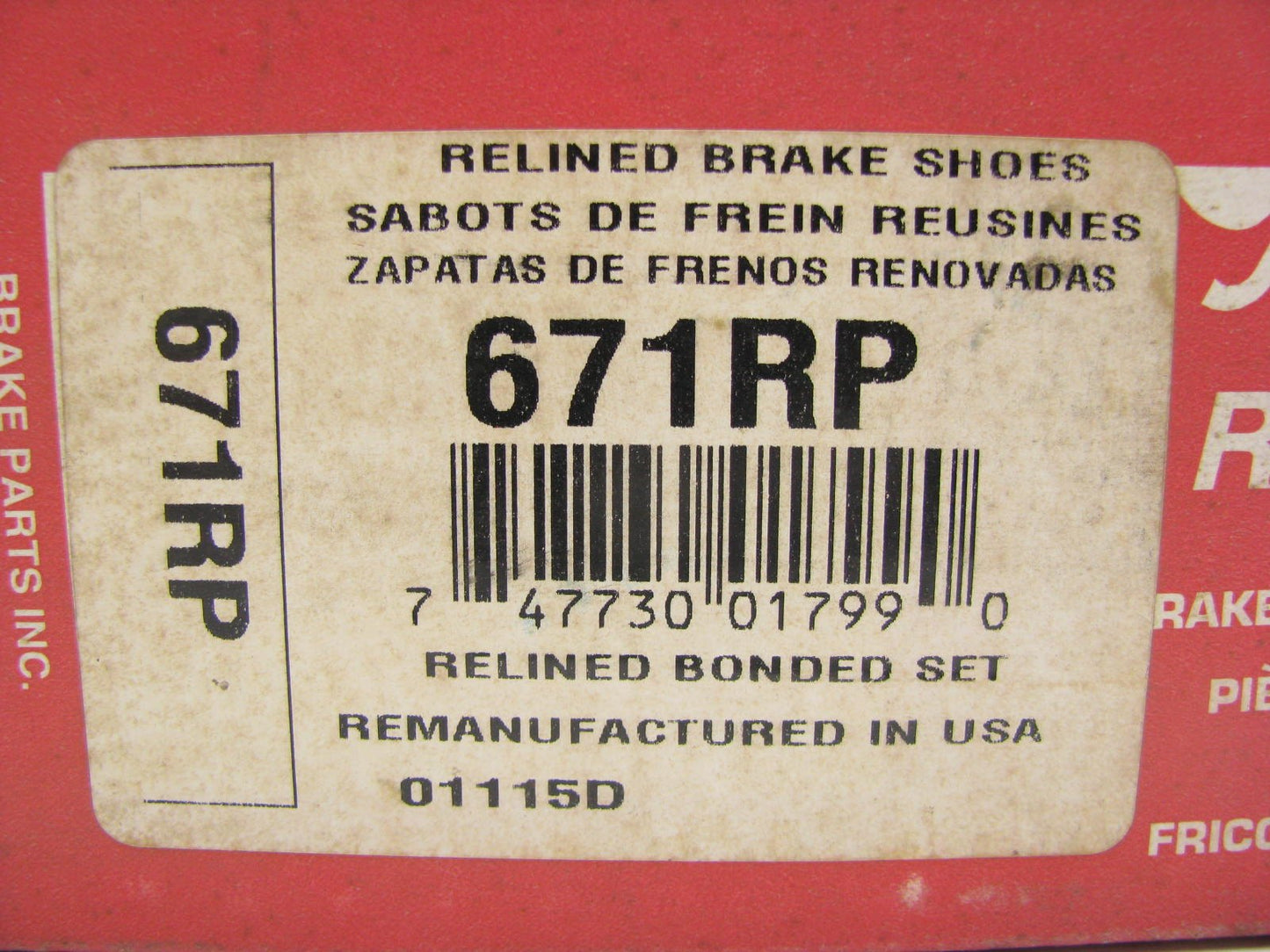 Raybestos 671RP Rear Drum Brake Shoes For 1993-1998 Nissan Altima