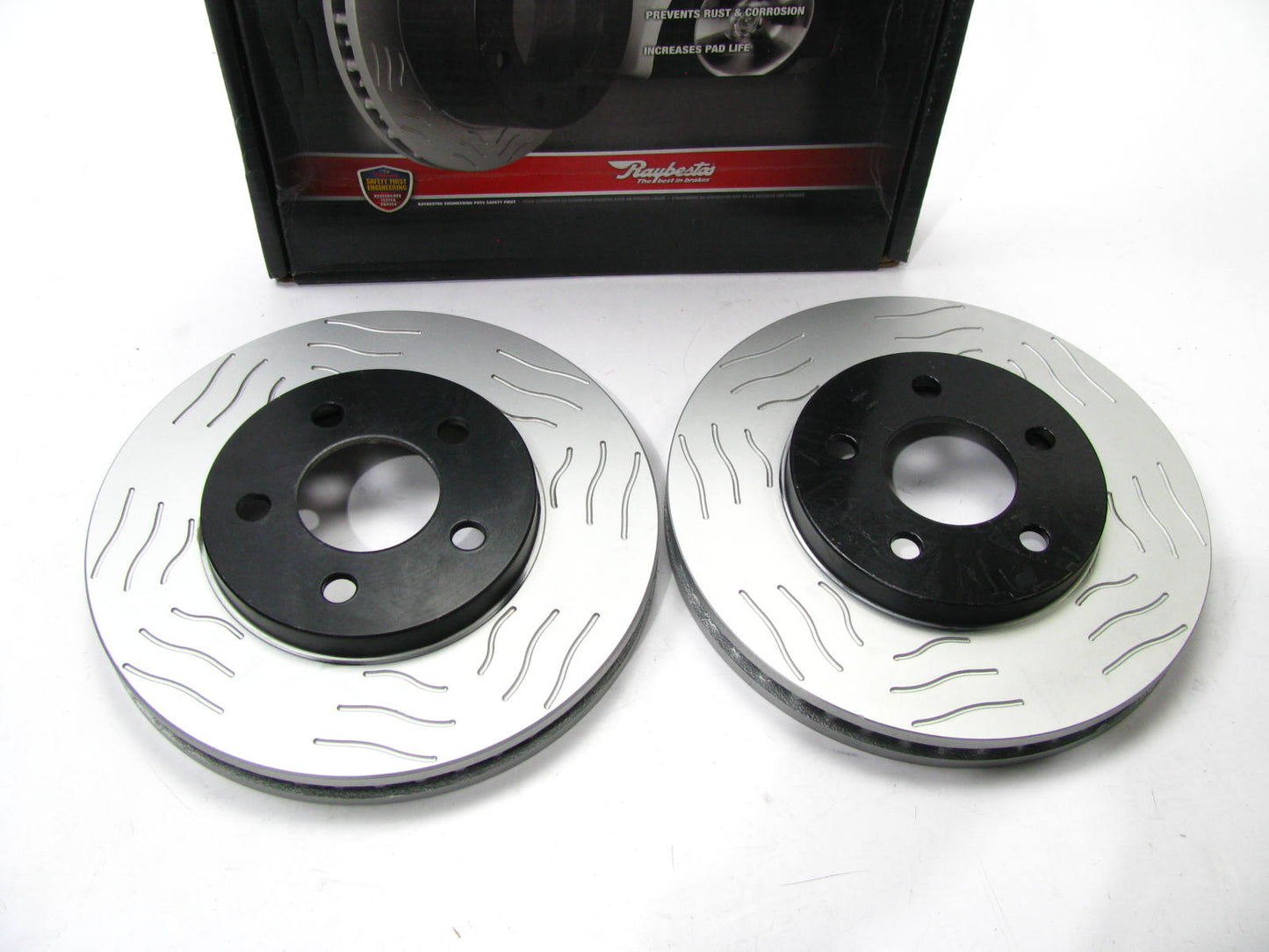 (2) Raybestos R-300 Performance Disc Brake Rotors - 2005-10 Ford Mustang - Front