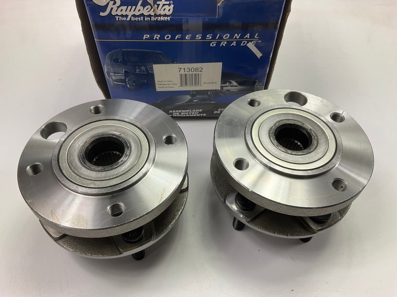 (2) Raybestos 713082 Front Wheel Hub Bearings For 87-90 Dodge Dakota 4WD 4x4