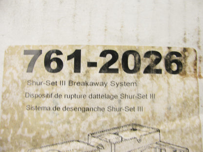RAYBESTOS 761-2026 Trailer Breakaway Switch, Shur Set III