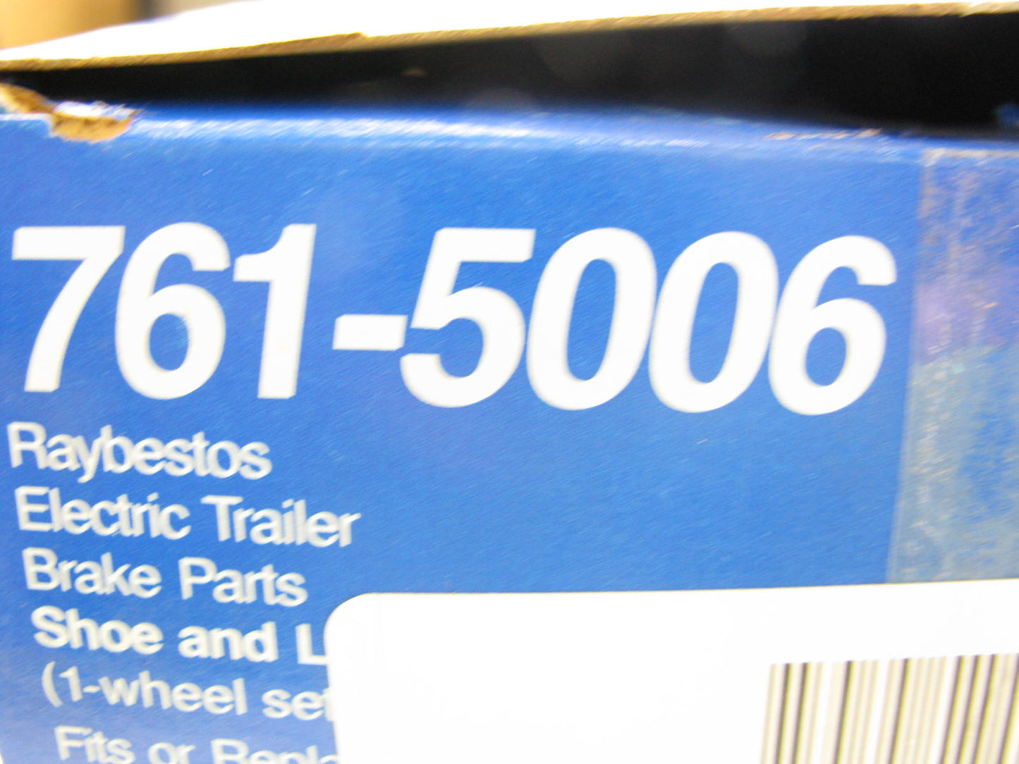 Raybestos 761-5006 Electric Trailer Brake Shoes For Hayes 12 X 2 Centerline 4.5K