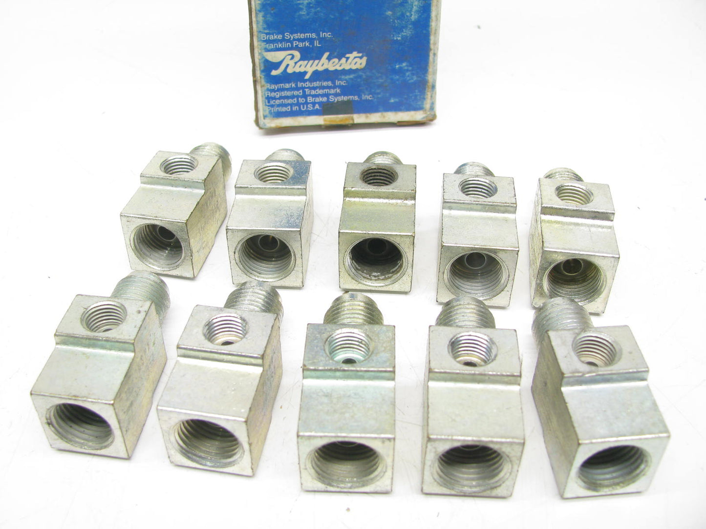 (x10) Raybestos 761-852C Trailer  Brake Hydraulic Fittings