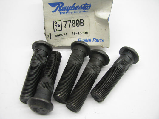 (5) Raybestos 7780B-5 Wheel Lug Studs - Front / Rear